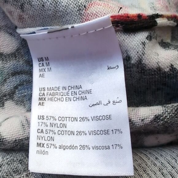 NWT Karen Scott Multicolor Floral Field Flowers Cardigan M - Picture 5 of 8